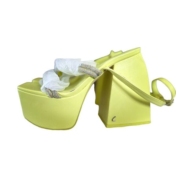 Circus NY by Sam Edelman Mila Jewel Strappy Rhinestone Platform Sandals 6.5 NWOT - Picture 12 of 12